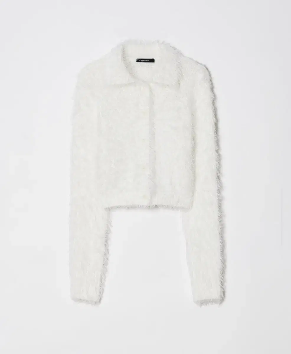 다이애그널 FUZZY MIXED KNIT CARDIGAN 23FW